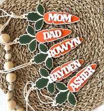 Load image into Gallery viewer, Acrylic Carrot Easter Tag
