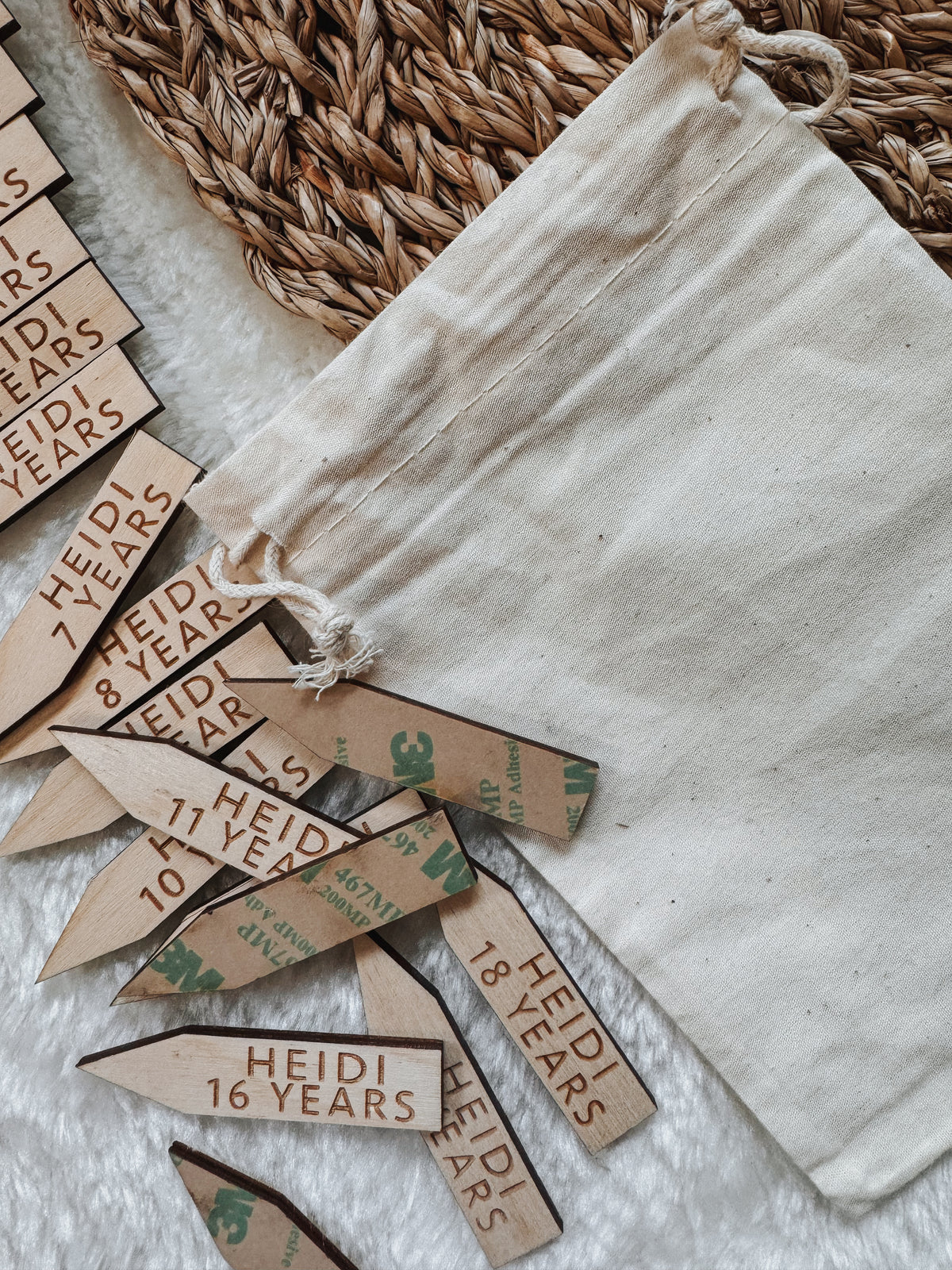 Wood Growth Chart Markers