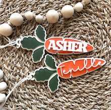 Load image into Gallery viewer, Acrylic Carrot Easter Tag
