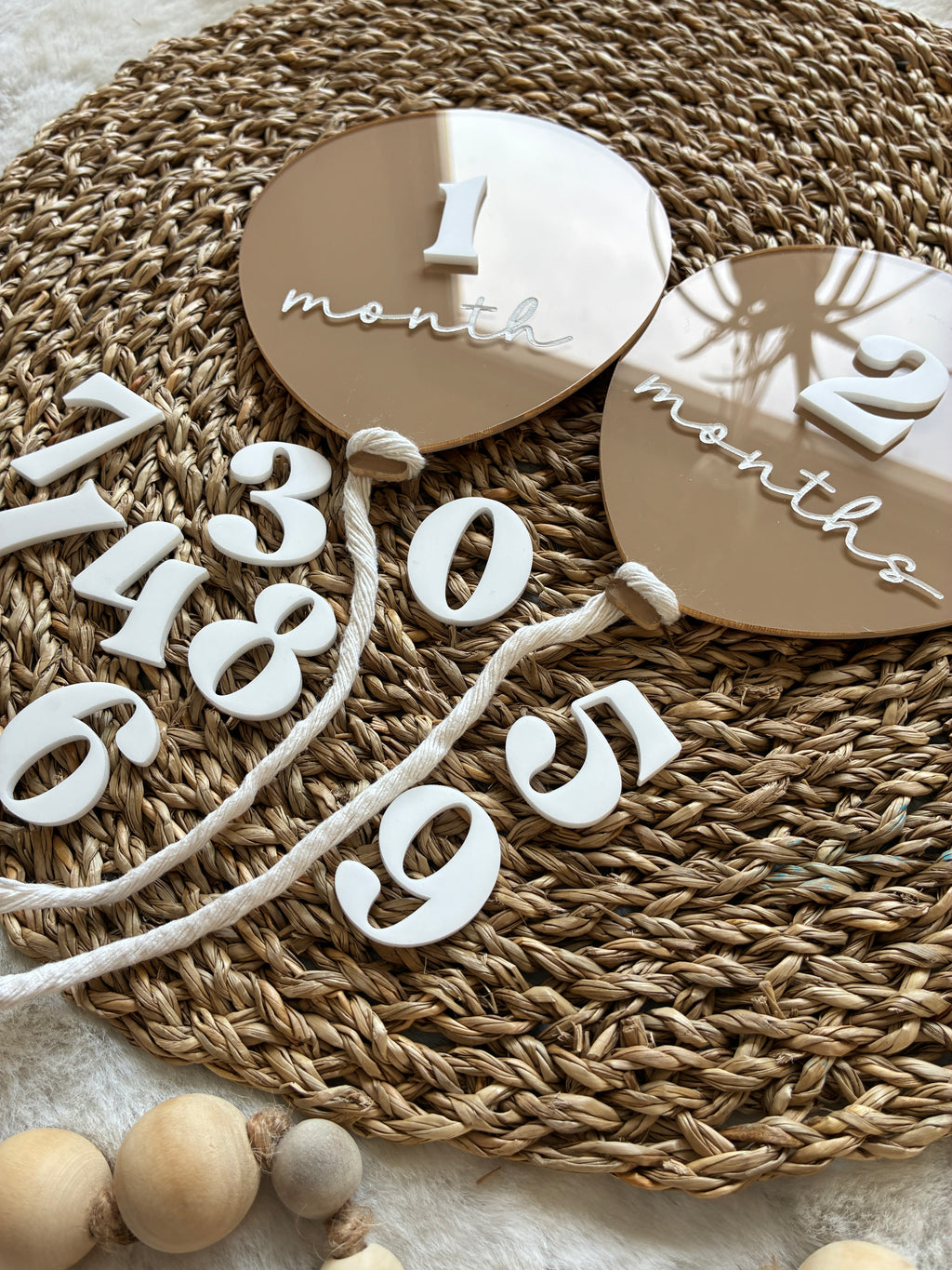 Acrylic Balloon Montly Milestones
