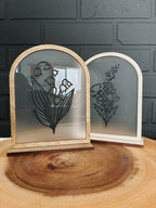 Birth Flower Acrylic Arch