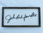 3D Hand Lettered Sign
