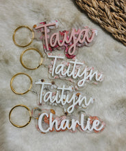 Load image into Gallery viewer, Acrylic Name Keychain
