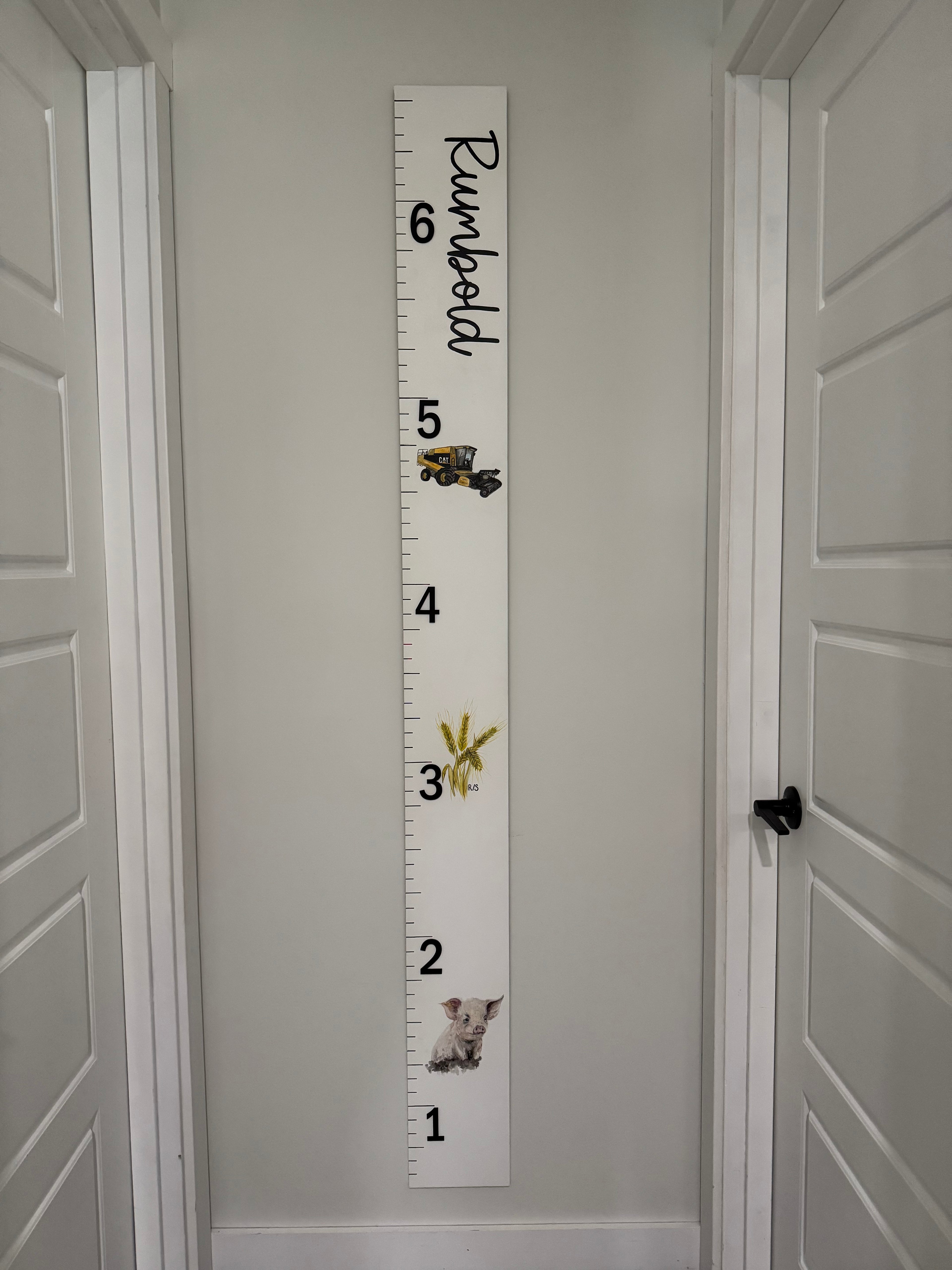 Watercolour Growth Chart