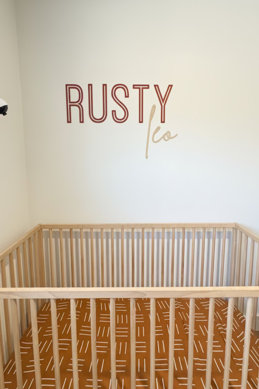 Nursery 3D Name Cutout (DEPOSIT)