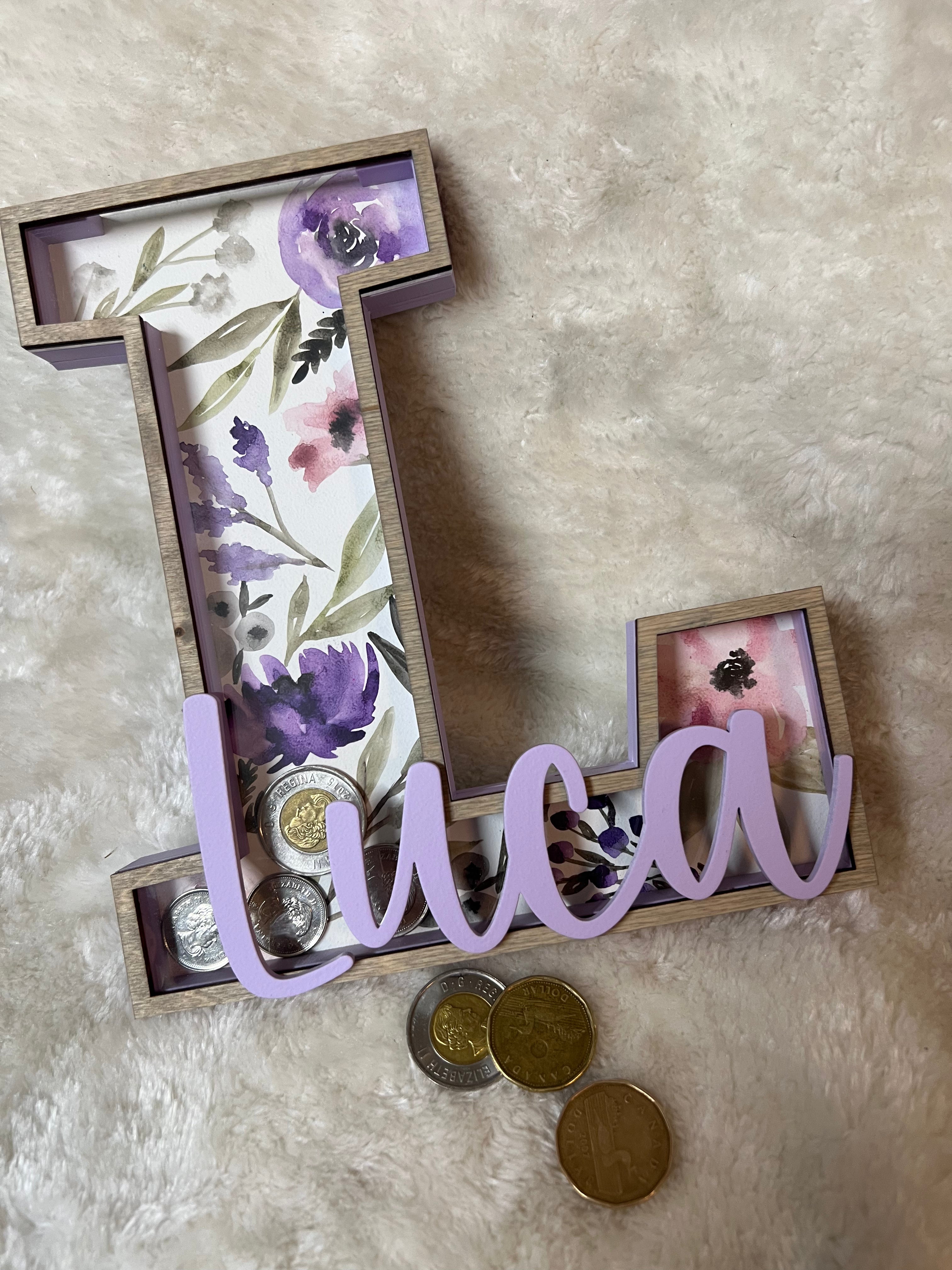 Monogram Piggy Banks