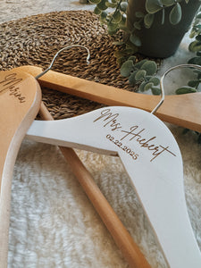 Engraved Wedding Hangers