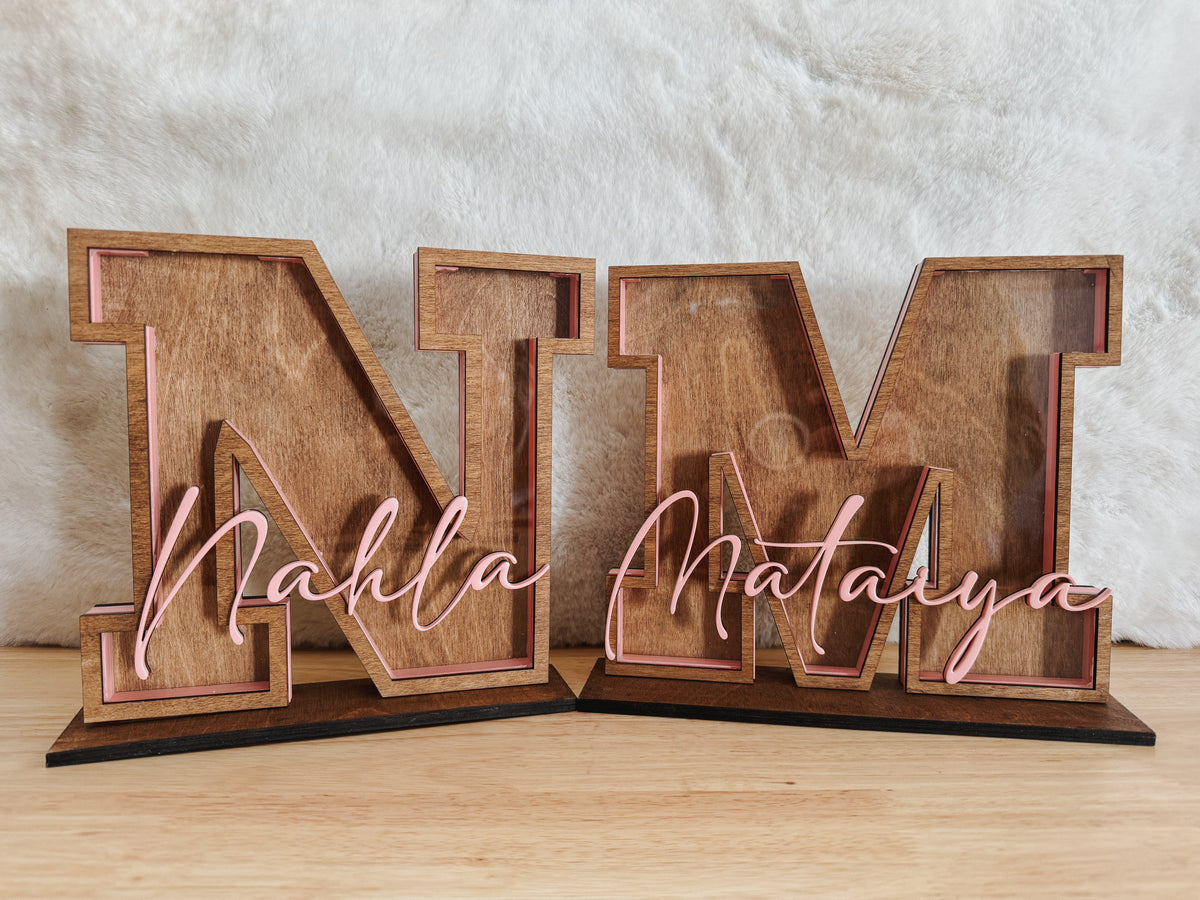 Monogram Piggy Banks