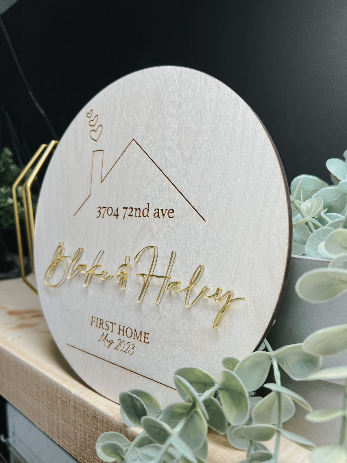 First Home Mini Plaque