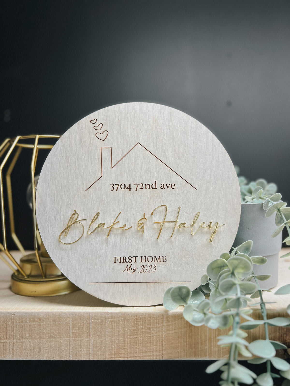 First Home Mini Plaque