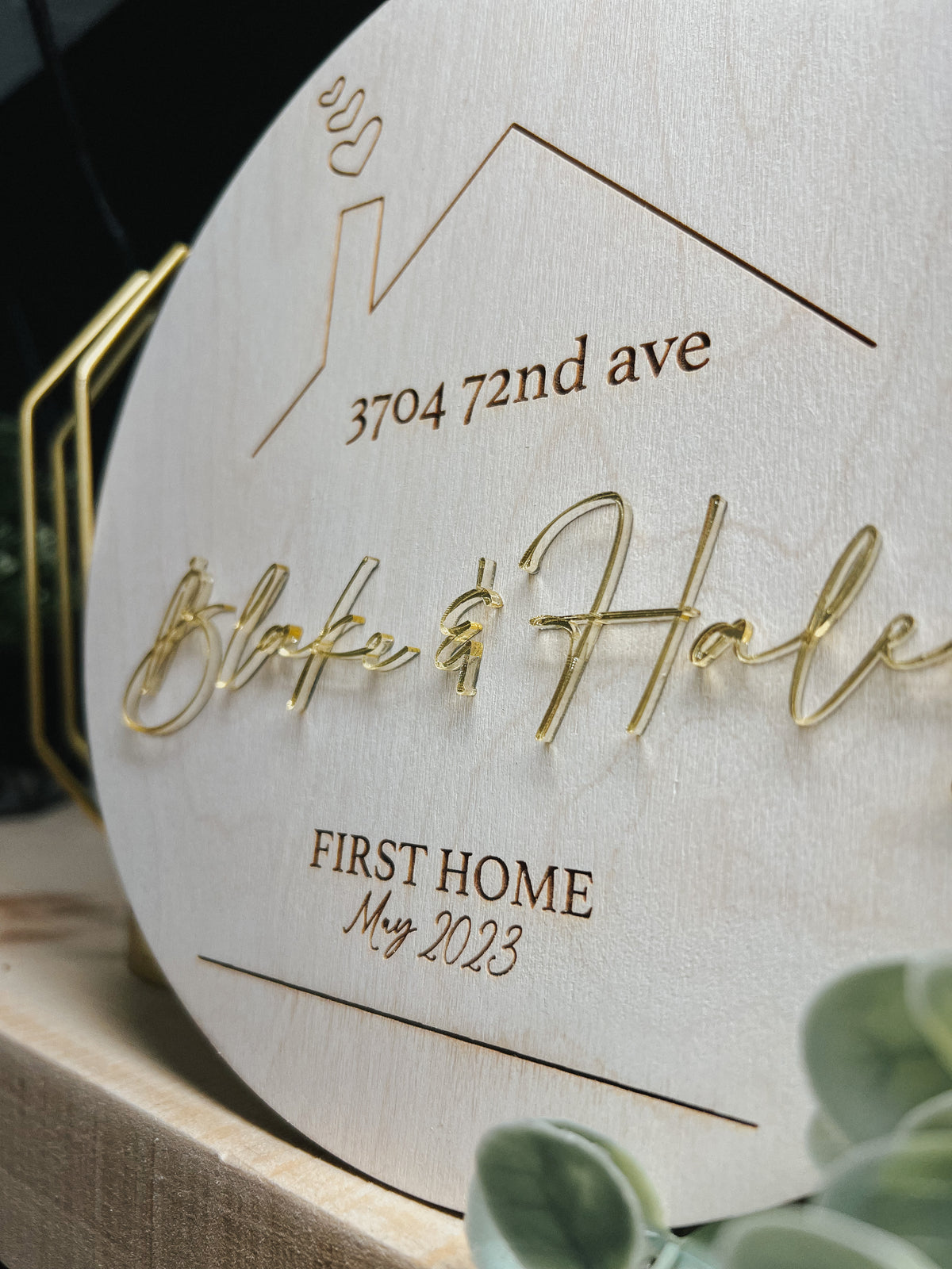 First Home Mini Plaque