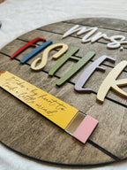 Teacher Name Mini Round