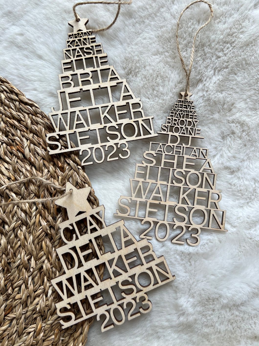 Personalized Tree Name Ornament
