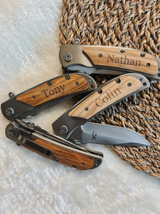 Engraved Pocket Knife Tool