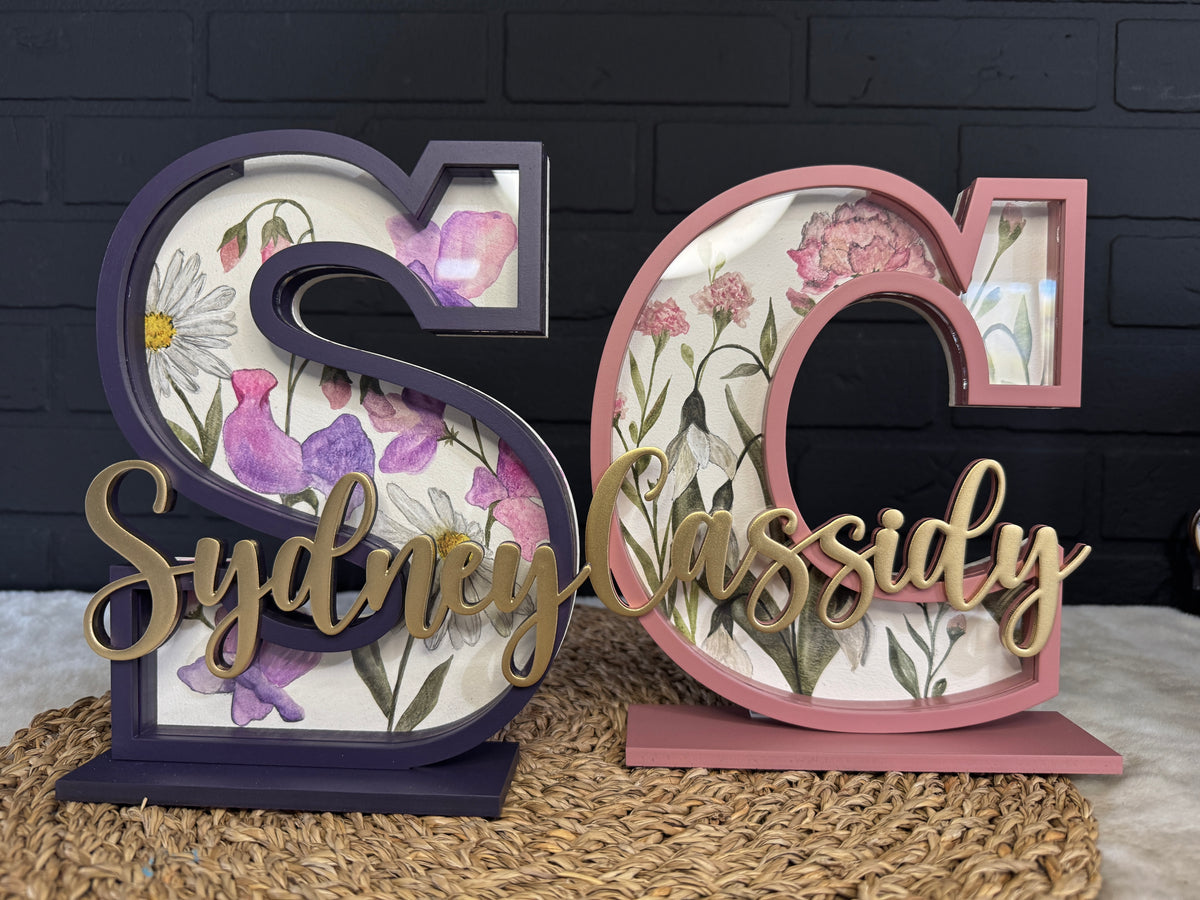 Monogram Piggy Banks