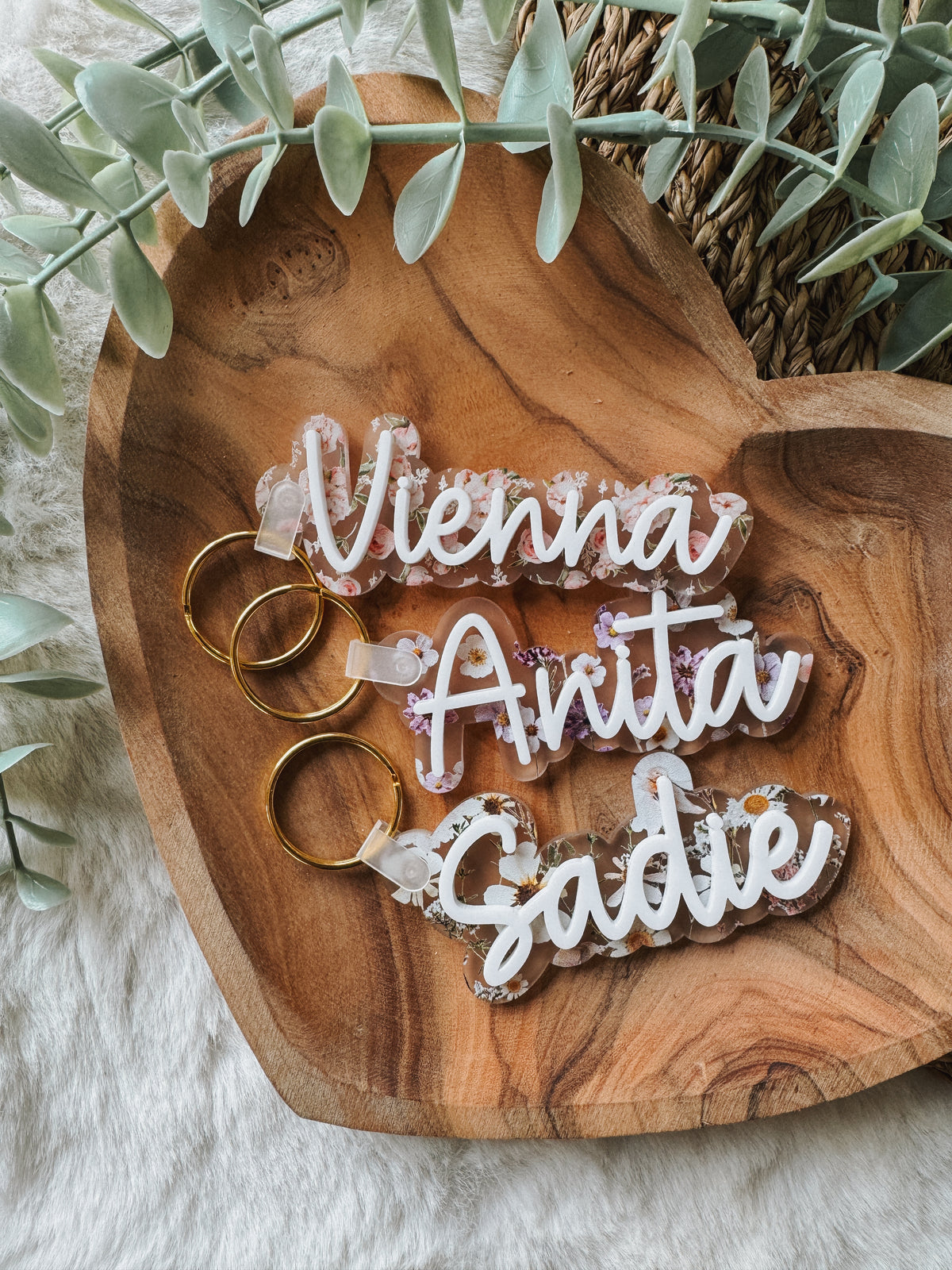 Acrylic Name Keychain
