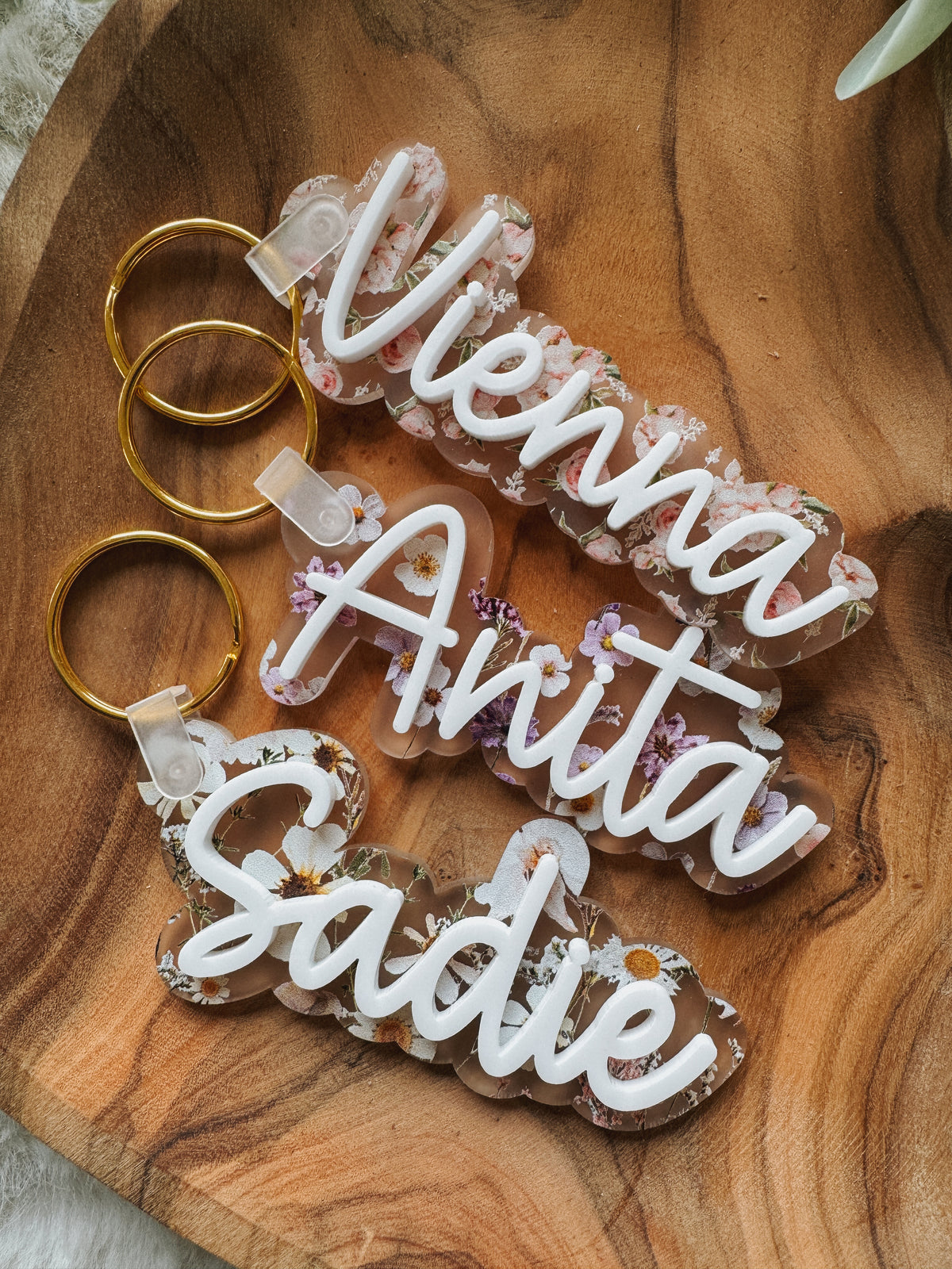 Acrylic Name Keychain