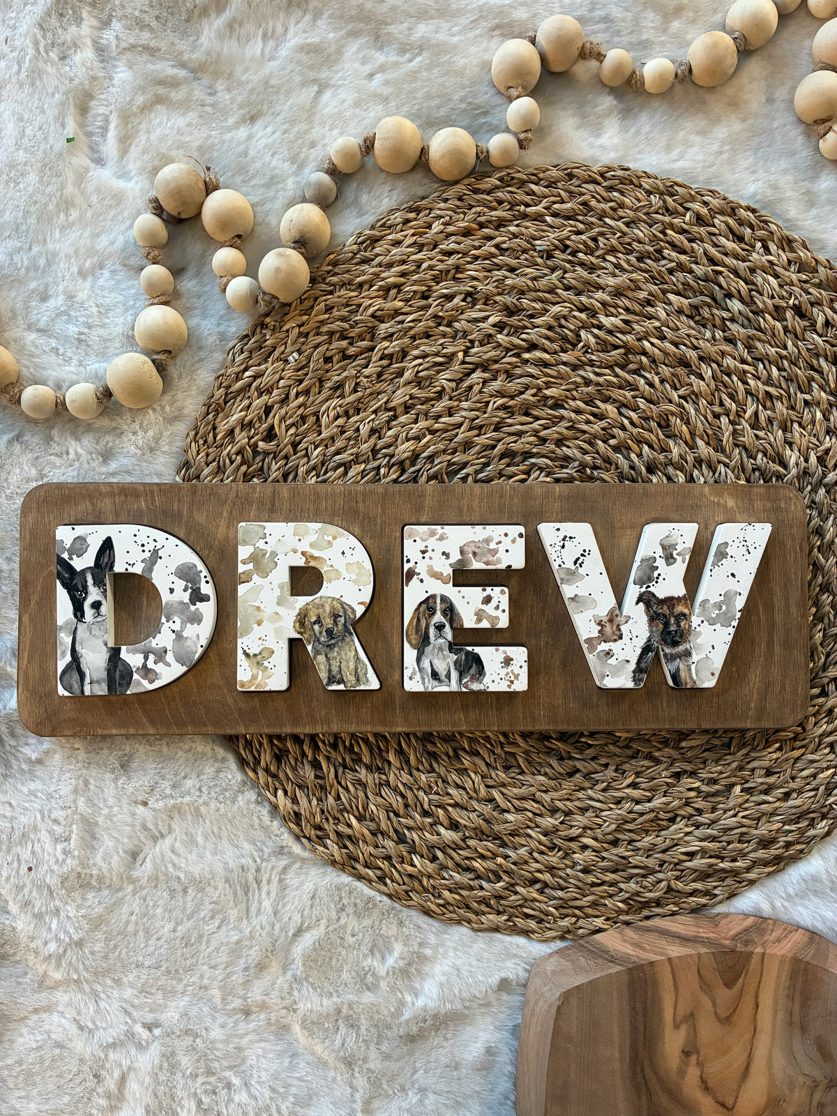 Wood Name Puzzle *DEPOSIT