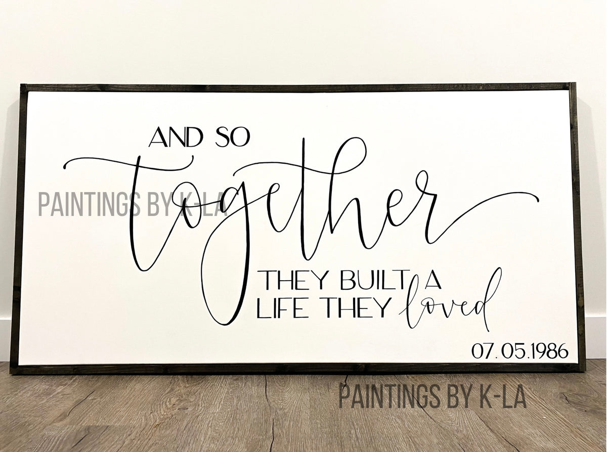 Custom Quote Framed Sign