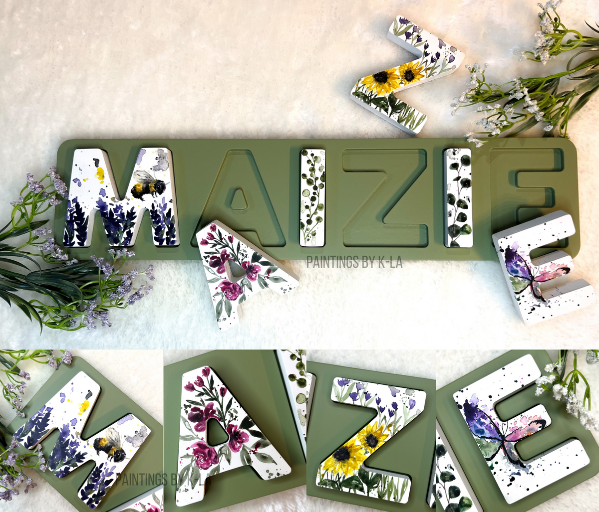 Wood Name Puzzle *DEPOSIT
