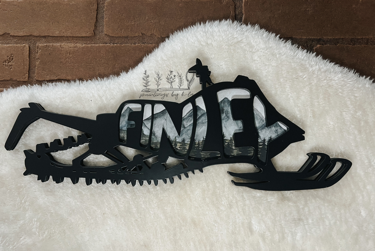 Skidoo Name Sign
