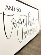Custom Quote Framed Sign