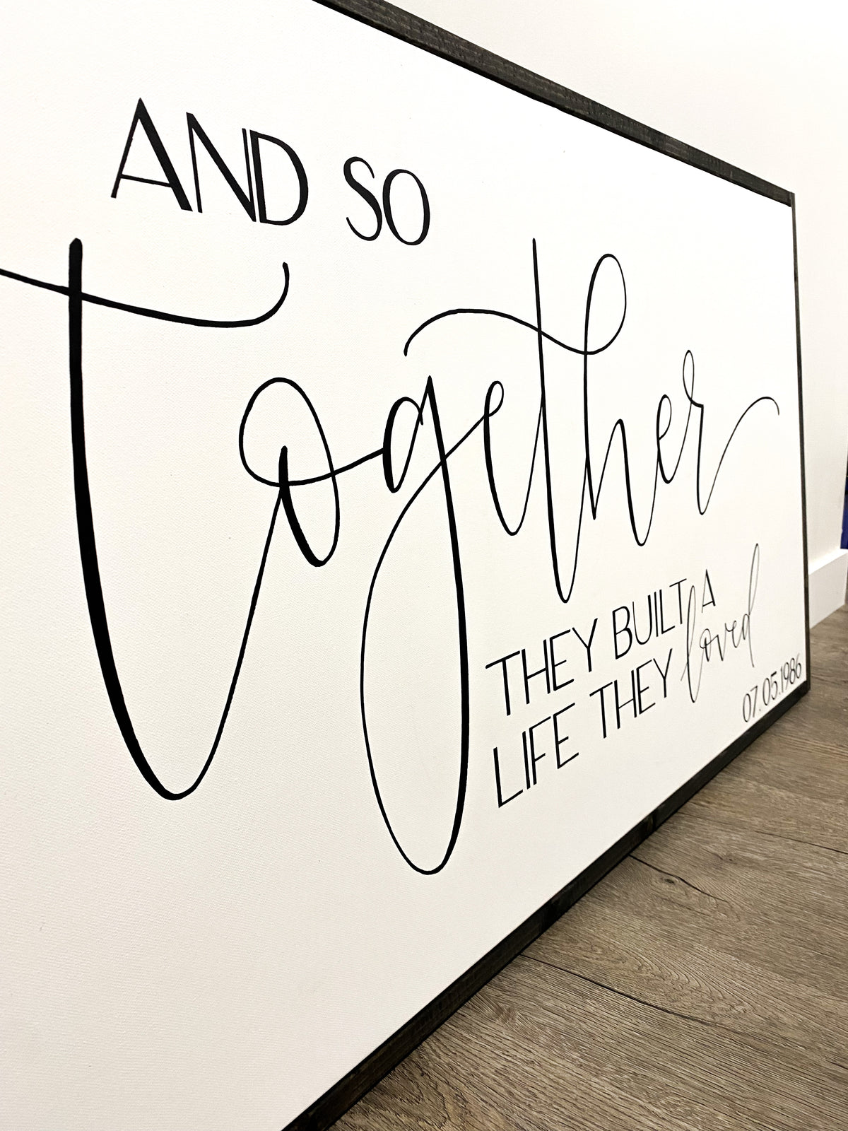 Custom Quote Framed Sign