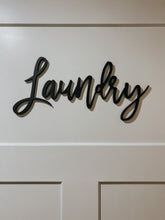 Load image into Gallery viewer, Generic Word 3D Cutout (Laundry, Welcome, Hello)
