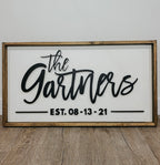 Family Name Sign