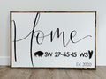 "Home" Land Location Sign