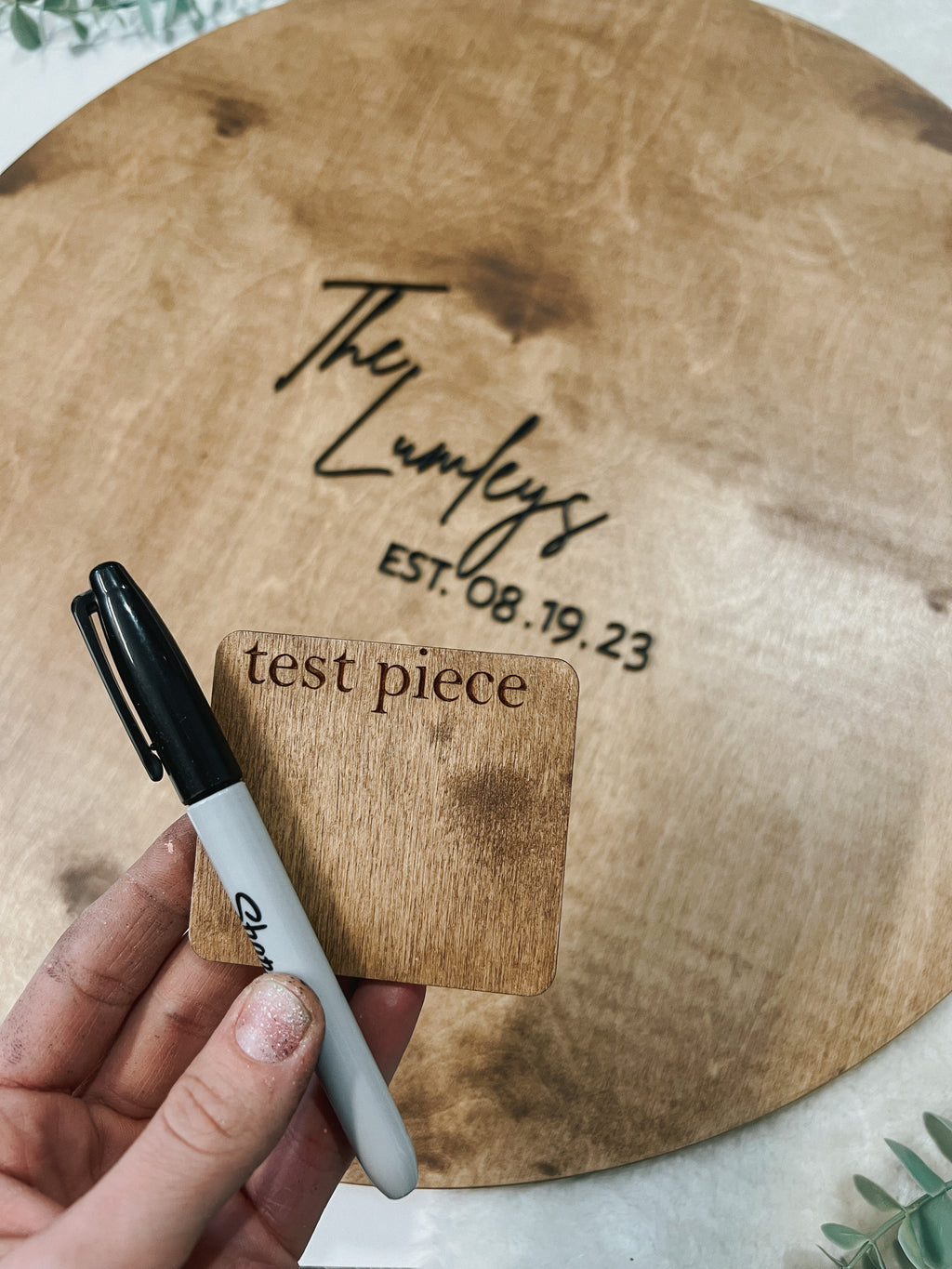 3D Round Wedding Guestbook