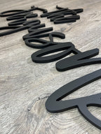 Personalized 3D Last Name Cutout