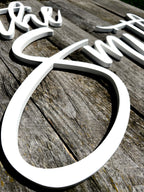 Personalized 3D Last Name Cutout