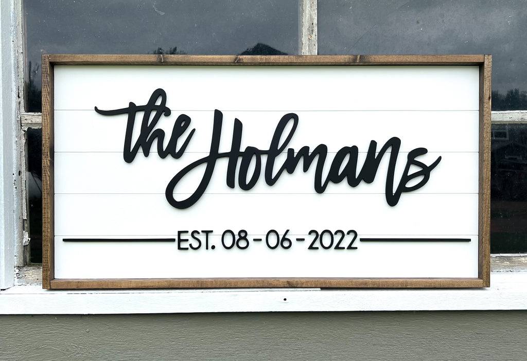 Family Name Sign
