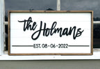 Family Name Sign