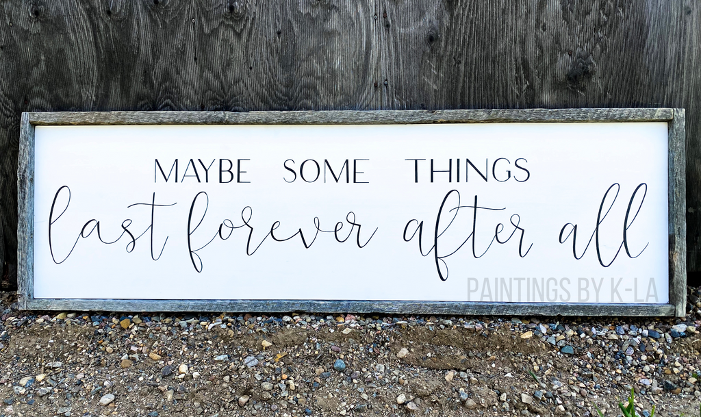 Custom Quote Framed Sign